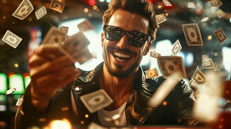 Tim siwatoto yang bekerja di kantor modern dengan layar multi-monitor menampilkan studio live-dealer dan dashboard sportsbook